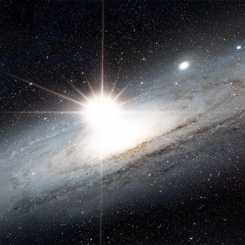Bild einer Supernova, die verantwortlich für natürliches Eisen auf der Erde ist